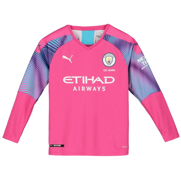 Camiseta Manchester City ML Portero 2019 2020 Rosa